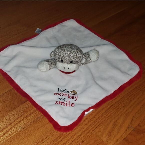 Baby Starters Sock monkey security blanket lovey - Picture 1 of 4